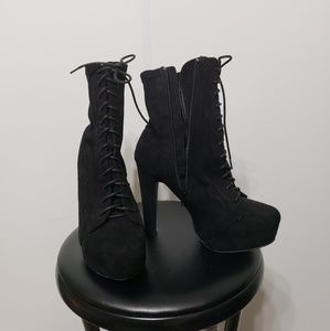 Above the ankle heel